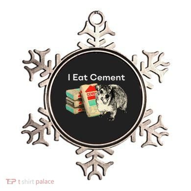 I Eat Cement Cursed Hyrax Funny Oddly Specific Dank Meme Ornament