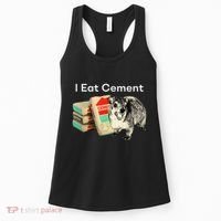 I Eat Cement Cursed Hyrax Funny Oddly Specific Dank Meme Women's Tank Top thumb 0