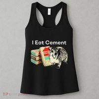 I Eat Cement Cursed Hyrax Funny Oddly Specific Dank Meme Women's Tank Top thumb 3