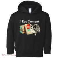 I Eat Cement Cursed Hyrax Funny Oddly Specific Dank Meme Toddler Hoodie thumb 0