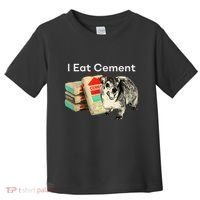 I Eat Cement Cursed Hyrax Funny Oddly Specific Dank Meme Toddler T-Shirt thumb 0