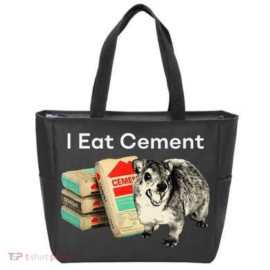 I Eat Cement Cursed Hyrax Funny Oddly Specific Dank Meme Tote Bag