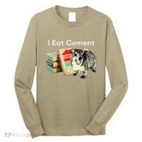I Eat Cement Cursed Hyrax Funny Oddly Specific Dank Meme Long Sleeve Shirt thumb 0