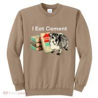 I Eat Cement Cursed Hyrax Funny Oddly Specific Dank Meme Sweatshirt thumb 0