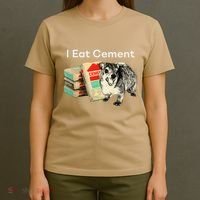 I Eat Cement Cursed Hyrax Funny Oddly Specific Dank Meme T-Shirt thumb 4