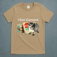 I Eat Cement Cursed Hyrax Funny Oddly Specific Dank Meme T-Shirt thumb 5