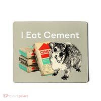 I Eat Cement Cursed Hyrax Funny Oddly Specific Dank Meme Mousepad thumb 0