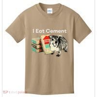 I Eat Cement Cursed Hyrax Funny Oddly Specific Dank Meme Kids T-Shirt thumb 0