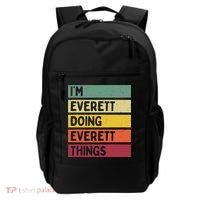IM Everett Doing Everett Things Funny Personalized Quote Backpack thumb 0