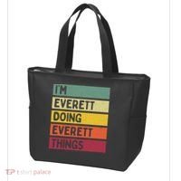 IM Everett Doing Everett Things Funny Personalized Quote Tote Bag thumb 3
