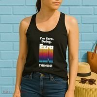 I'm Ezra Doing Ezra Things Funny Birthday Name Grunge Women's Tank Top thumb 2