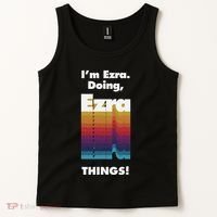 I'm Ezra Doing Ezra Things Funny Birthday Name Grunge Tank Top thumb 2