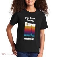 I'm Ezra Doing Ezra Things Funny Birthday Name Grunge Kids T-Shirt thumb 2