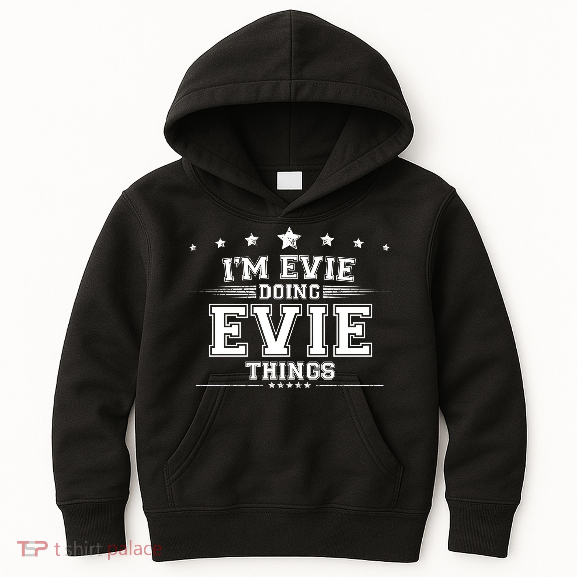 Im Evie Doing Evie Things Kids Hoodie