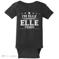 Im Elle Doing Elle Things Baby Bodysuit thumb 0
