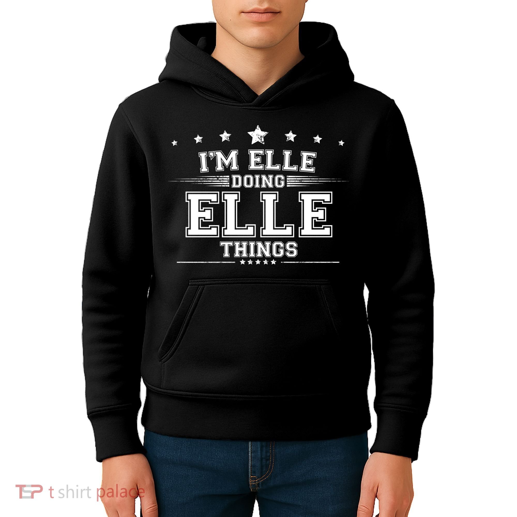 Im Elle Doing Elle Things Kids Hoodie