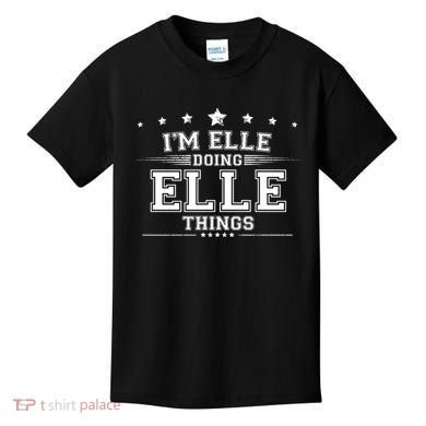 Im Elle Doing Elle Things Kids T-Shirt