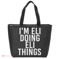 I'm Eli Doing Eli Things Funny Birthday Name Gift Idea Tote Bag thumb 0