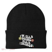 Im Ella Doing Ella Things Funny MotherS Day Beanie thumb 0