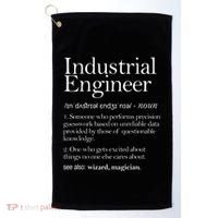Industrial Engineer Definition Apparel Industry Engineering Golf Towel thumb 0