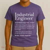 Industrial Engineer Definition Apparel Industry Engineering T-Shirt thumb 3