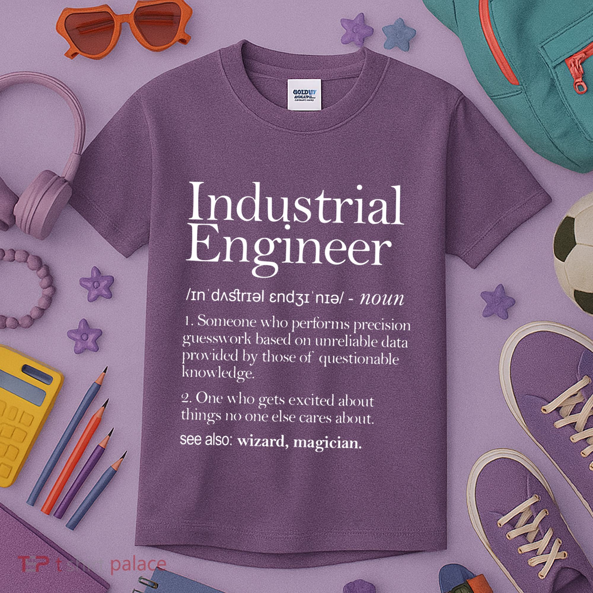 Industrial Engineer Definition Apparel Industry Engineering Kids T-Shirt