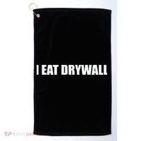 I Eat Drywall Golf Towel thumb 0