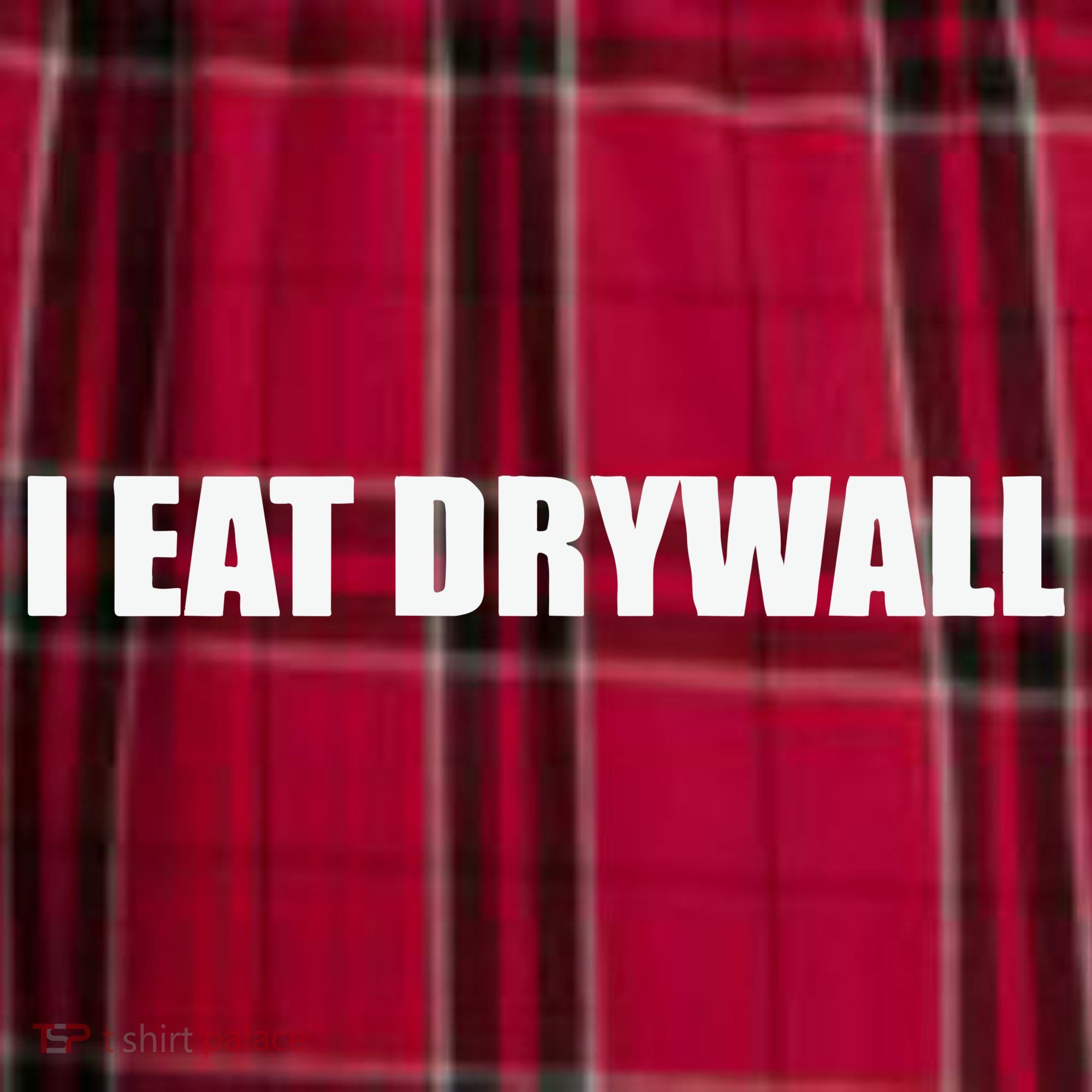 I Eat Drywall Men's Flannel Plaid Pajama Pants