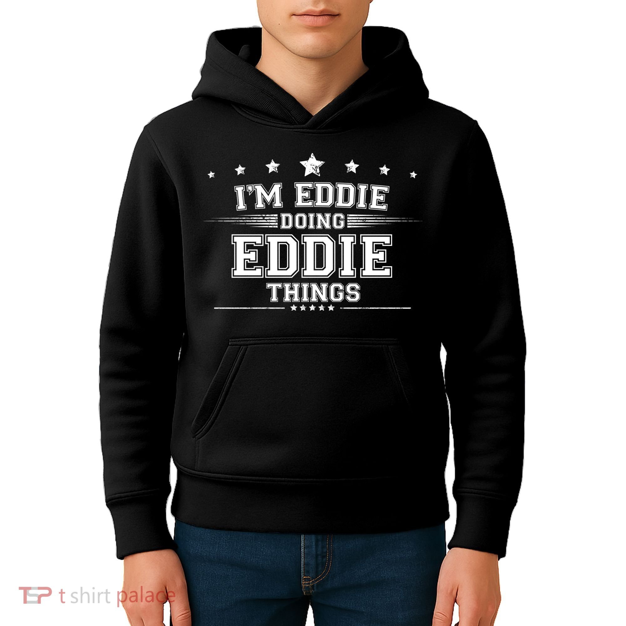 Im Eddie Doing Eddie Things Kids Hoodie