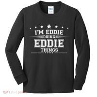Im Eddie Doing Eddie Things Kids Long Sleeve Shirt thumb 0