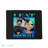 I Eat Drywall Funny Fat Cats Funny Hard Cat Silly Meme Mousepad thumb 0