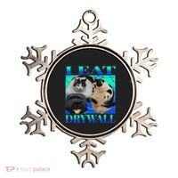 I Eat Drywall Funny Fat Cats Funny Hard Cat Silly Meme Ornament thumb 0