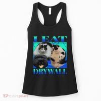I Eat Drywall Funny Fat Cats Funny Hard Cat Silly Meme Women's Tank Top thumb 0