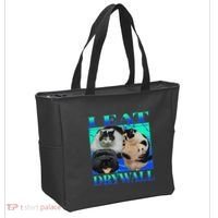 I Eat Drywall Funny Fat Cats Funny Hard Cat Silly Meme Tote Bag thumb 2