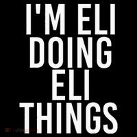 IM Eli Doing Eli Things Funny Birthday Name Gift Idea Backpack thumb 2