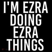 IM Ezra Doing Ezra Things Funny Birthday Name Gift Idea Women's Hoodie thumb 2