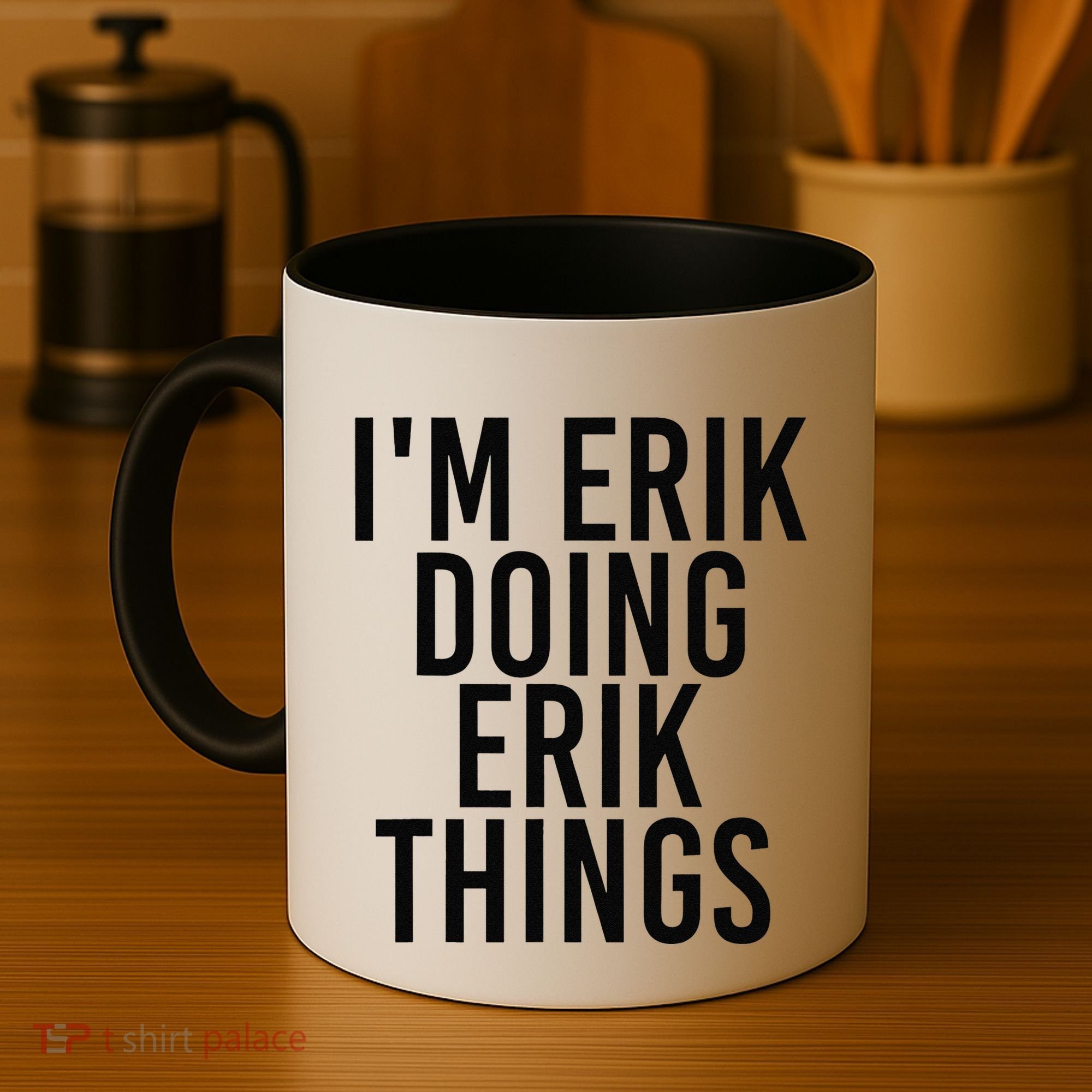I'M ERIK DOING ERIK THINGS Name Funny Birthday Gift Idea Coffee Mug