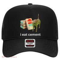 I Eat Funny Cement Cat Cursed Meme Hat thumb 0