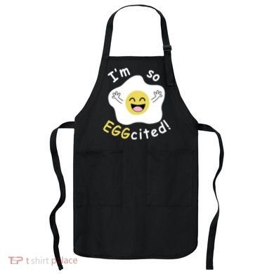 Im Eggcited Funny Humor Apron