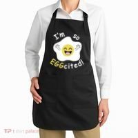 Im Eggcited Funny Humor Apron thumb 2