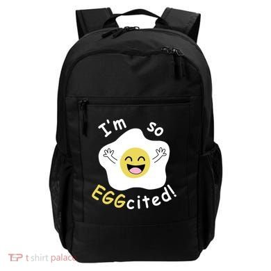 Im Eggcited Funny Humor Backpack