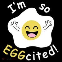Im Eggcited Funny Humor Bucket Hat thumb 4
