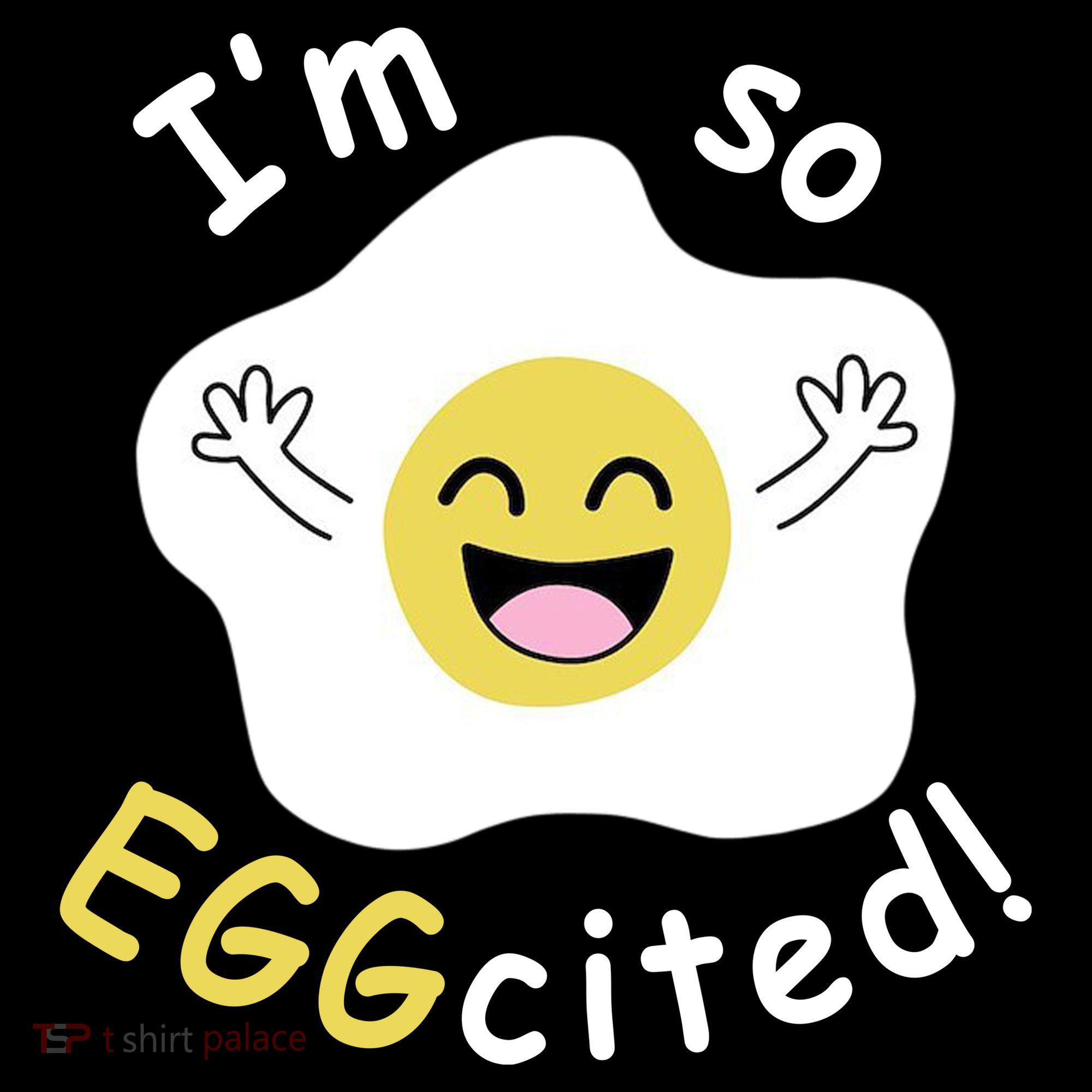 Im Eggcited Funny Humor Bucket Hat