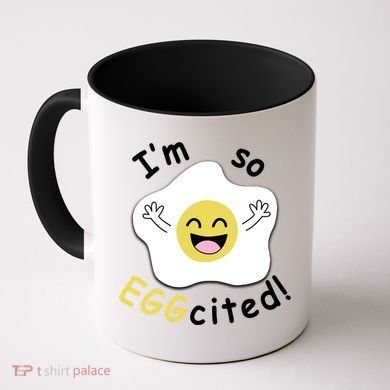 Im Eggcited Funny Humor Coffee Mug