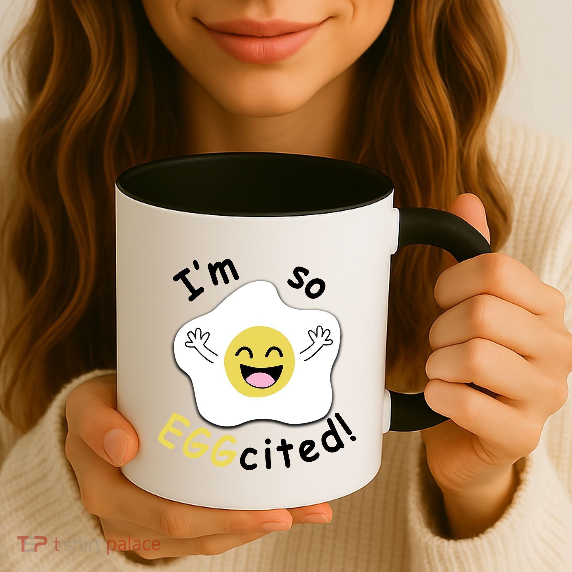 Im Eggcited Funny Humor Coffee Mug
