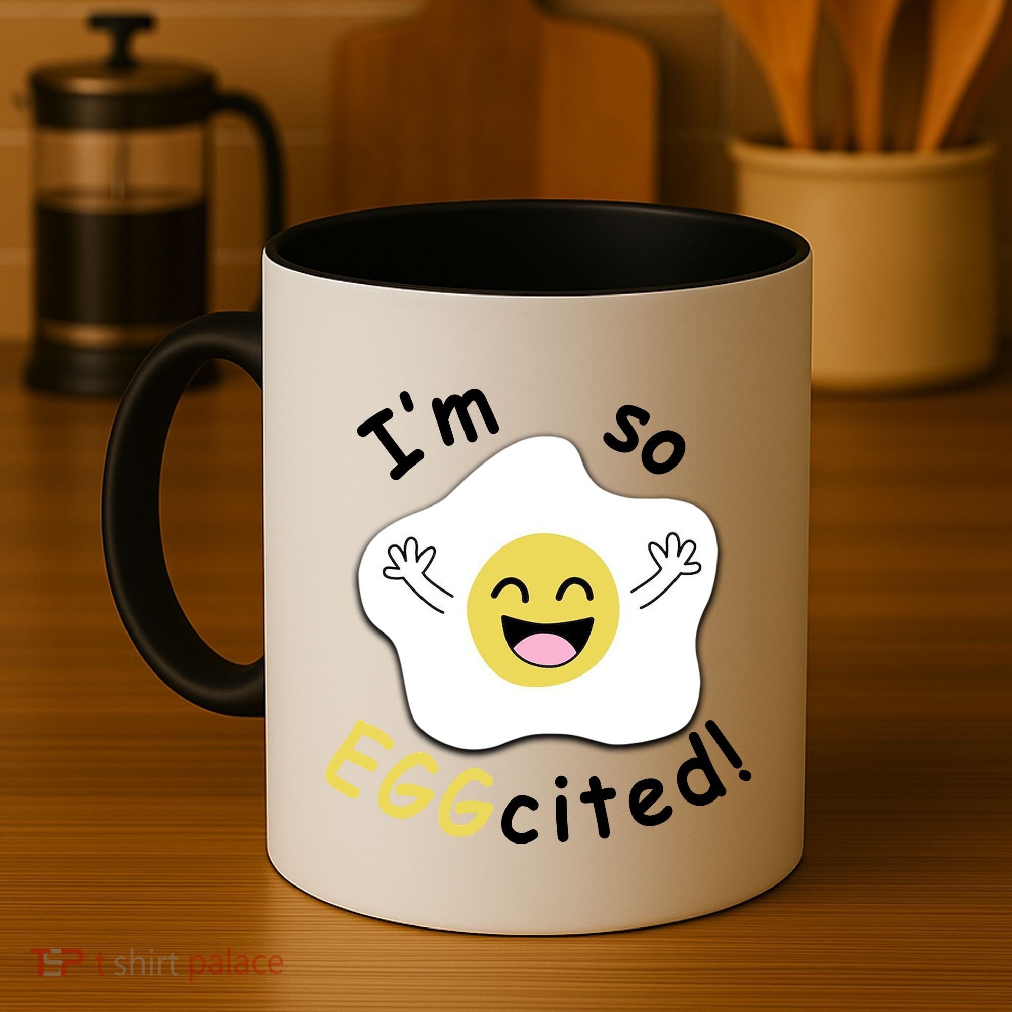 Im Eggcited Funny Humor Coffee Mug