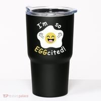 Im Eggcited Funny Humor Tumbler thumb 0