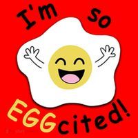 Im Eggcited Funny Humor Santa Hat thumb 1