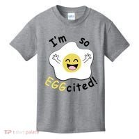 Im Eggcited Funny Humor Kids T-Shirt thumb 0