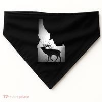 Idaho Elk Hunting Gift USA-Made Doggie Bandana thumb 0